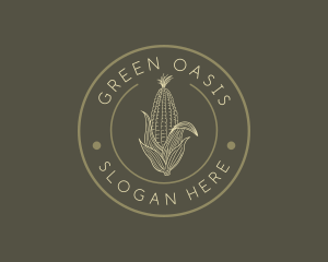 Farm Corn Vegetable logo design