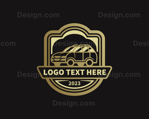 SUV Car Transportation Logo