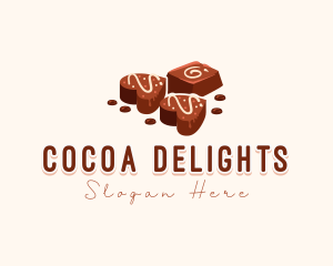 Chocolate Sweet Heart logo design