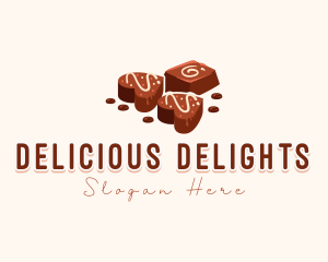 Chocolate Sweet Heart logo design