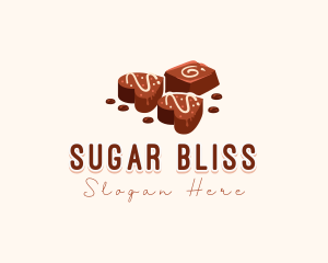 Chocolate Sweet Heart logo design