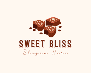 Chocolate Sweet Heart logo design