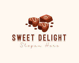 Chocolate Sweet Heart logo design