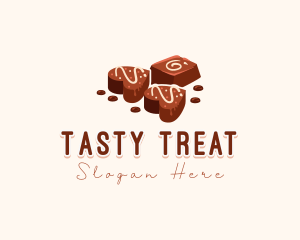 Chocolate Sweet Heart logo design