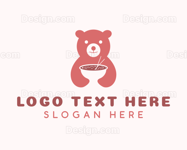 Bear Noodle Bowl Logo