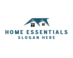 Roofing Home Residential  logo design