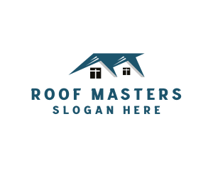 Roofing Home Residential  logo design