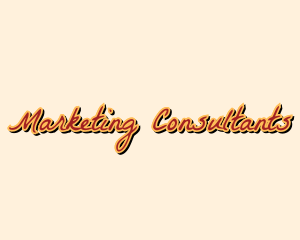 Retro Marketing Company logo design