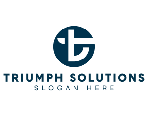 Digital Professional Startup Letter T logo design