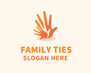 Family Hands Charity  logo design