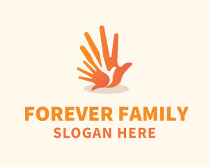 Family Hands Charity  logo design