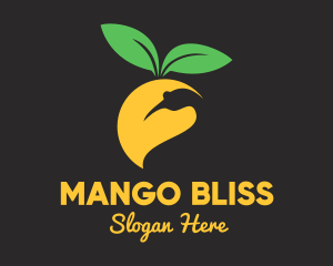 Mango Fruit Bird logo