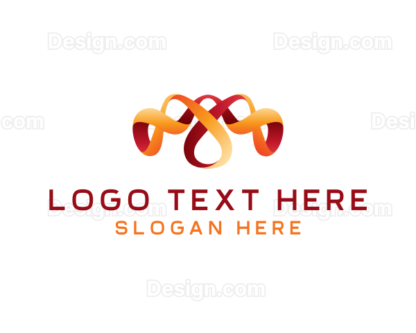 Velvet Ribbon Loop Logo