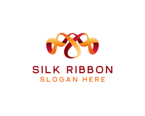 Velvet Ribbon Loop logo design