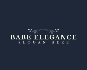 Elegant Floral Boutique logo design