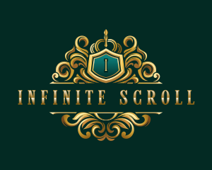 Premium Royalty Crest logo design