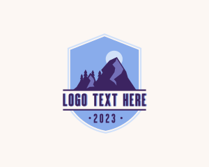 Outdoor Adventure Mountain Peak logo