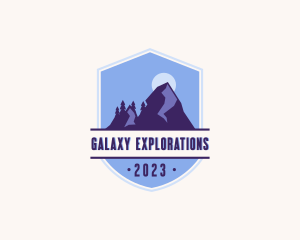 Outdoor Adventure Mountain Peak logo design