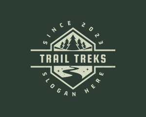 Forest Travel Pathway logo design