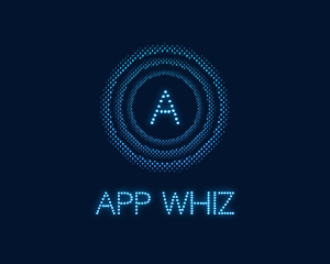 Futuristic Cyber App logo design