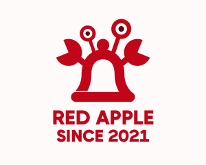 Red Bell Crab logo design