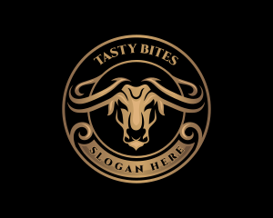 Bison Bull Buffalo Logo
