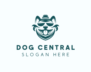 Pet Dog Grooming logo design