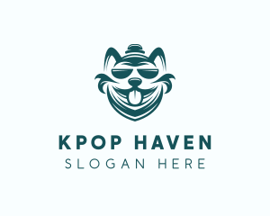 Pet Dog Grooming logo design