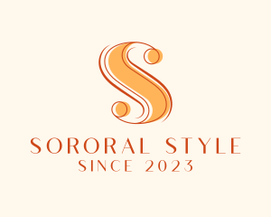 Fashion Styling Letter S logo design