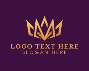 Headdress - Luxury Crown Royalty logo design