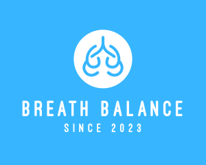 Lungs Health Medicine logo design