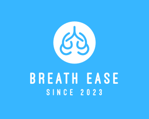 Lungs Health Medicine logo design