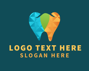 Dental Tooth Heart logo