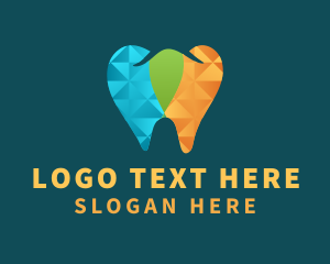 Dental Tooth Heart logo