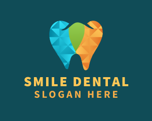 Dental Tooth Heart logo design