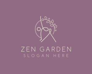 Yoga Zen Meditation logo design