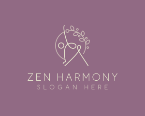 Yoga Zen Meditation logo design