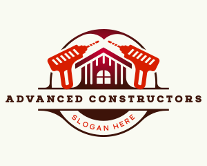 Drill Contractor Builder logo design