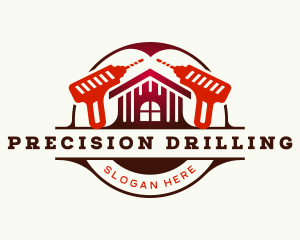 Drill Contractor Builder logo design