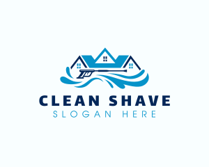 Pressure Washing Cleaning Sanitation logo design