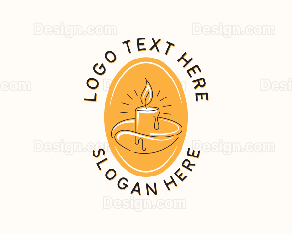 Handmade Scented Candle Logo