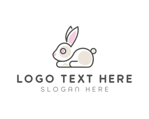 Cute Bunny Pet logo