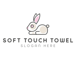 Cute Bunny Pet logo design