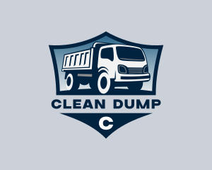 Dump Truck Construction Trucking logo design