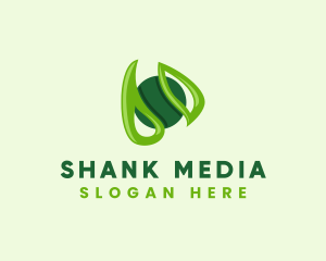 Green Media Play  logo design