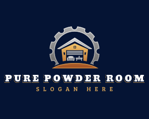 Property Storage Garage  logo design