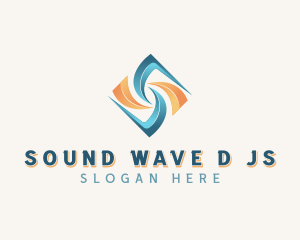 Healthcare Lab Wave logo design