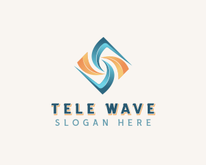 Healthcare Lab Wave logo design