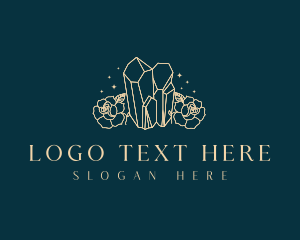 Crystal Gem Flower Logo