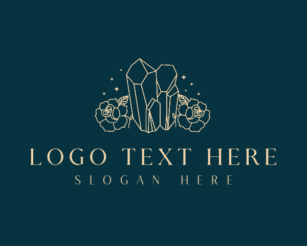 Crystal Gem Flower logo